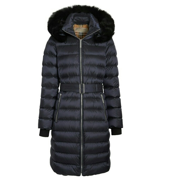 Burberry Jackets & Blazers - Burberry Limefield Genuine Shearling Hood Puffer